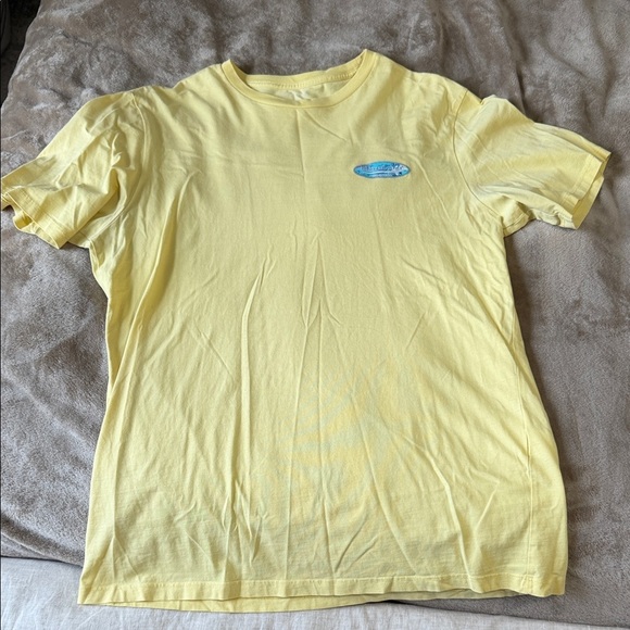 Vineyard Vines Other - Vineyard Vines Men's Pale Yellow Short Sleeve Tee with Blue Logo Patch